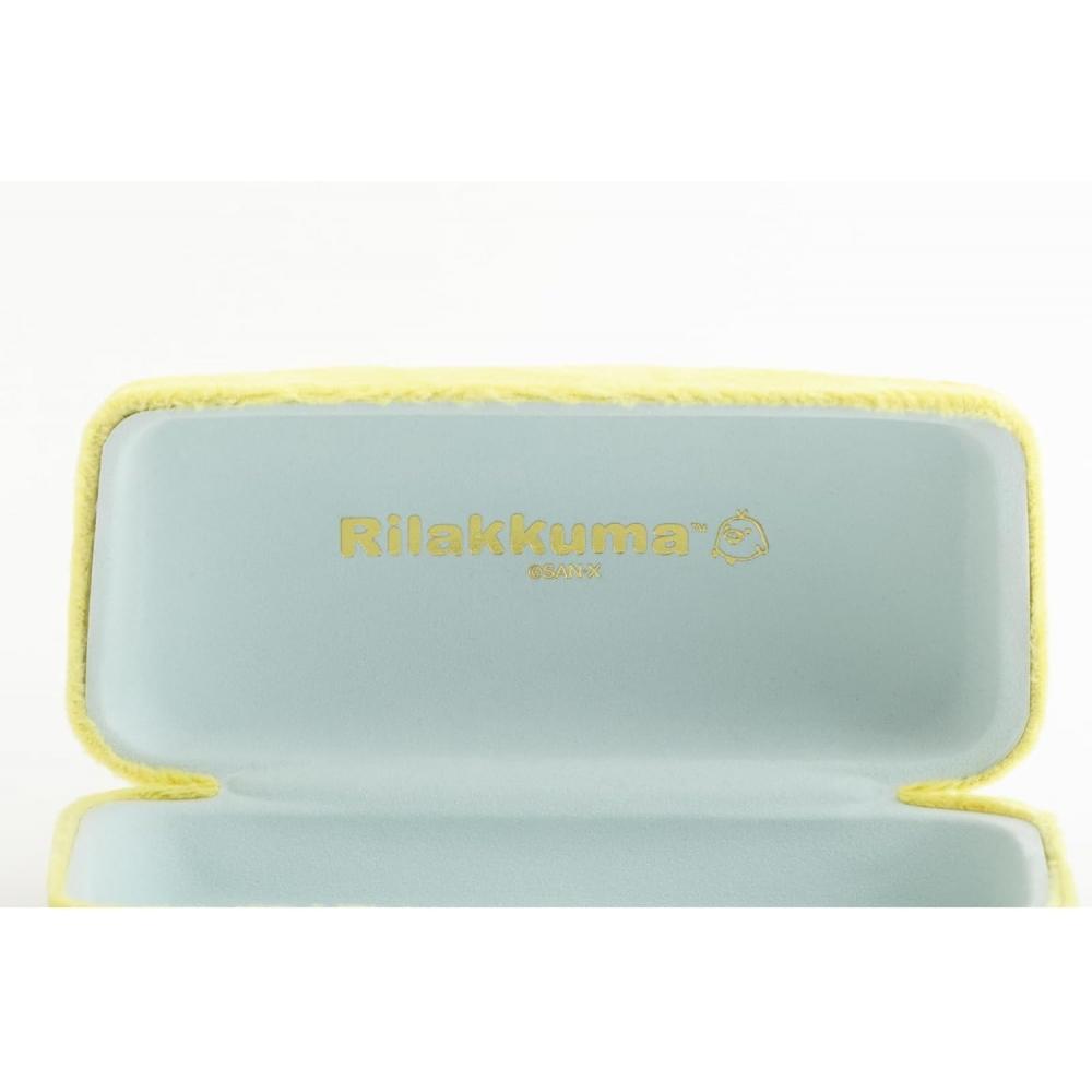 San X San X Rilakkuma Plush Glasses Case Rilakkuma Kiiroitori