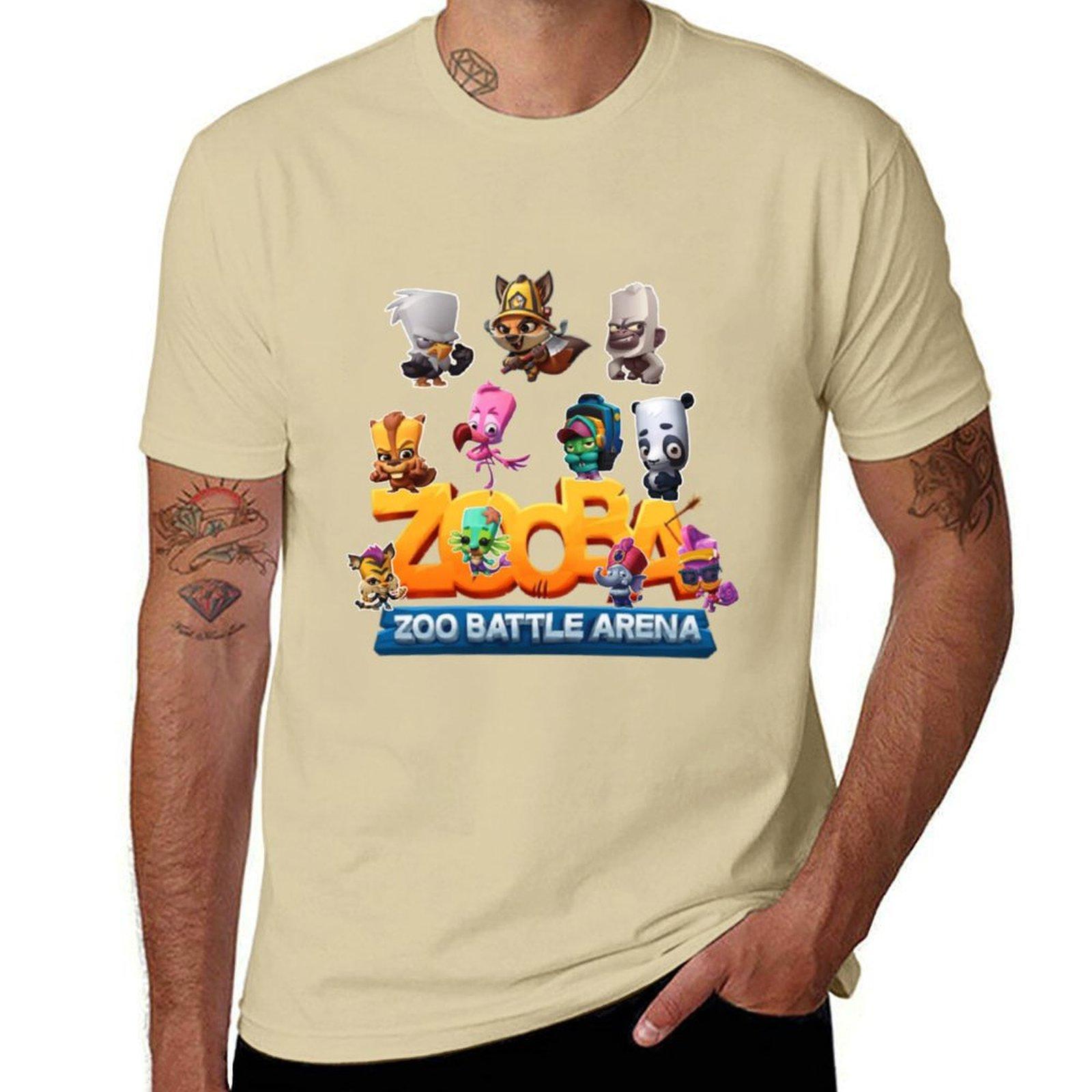 

zooba T-Shirt anime summer clothes for a boy shirts graphic tees T-shirts for men cotton M