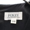FOXEY Made In Japan No Sleeve One Piece 38 Black Women Used