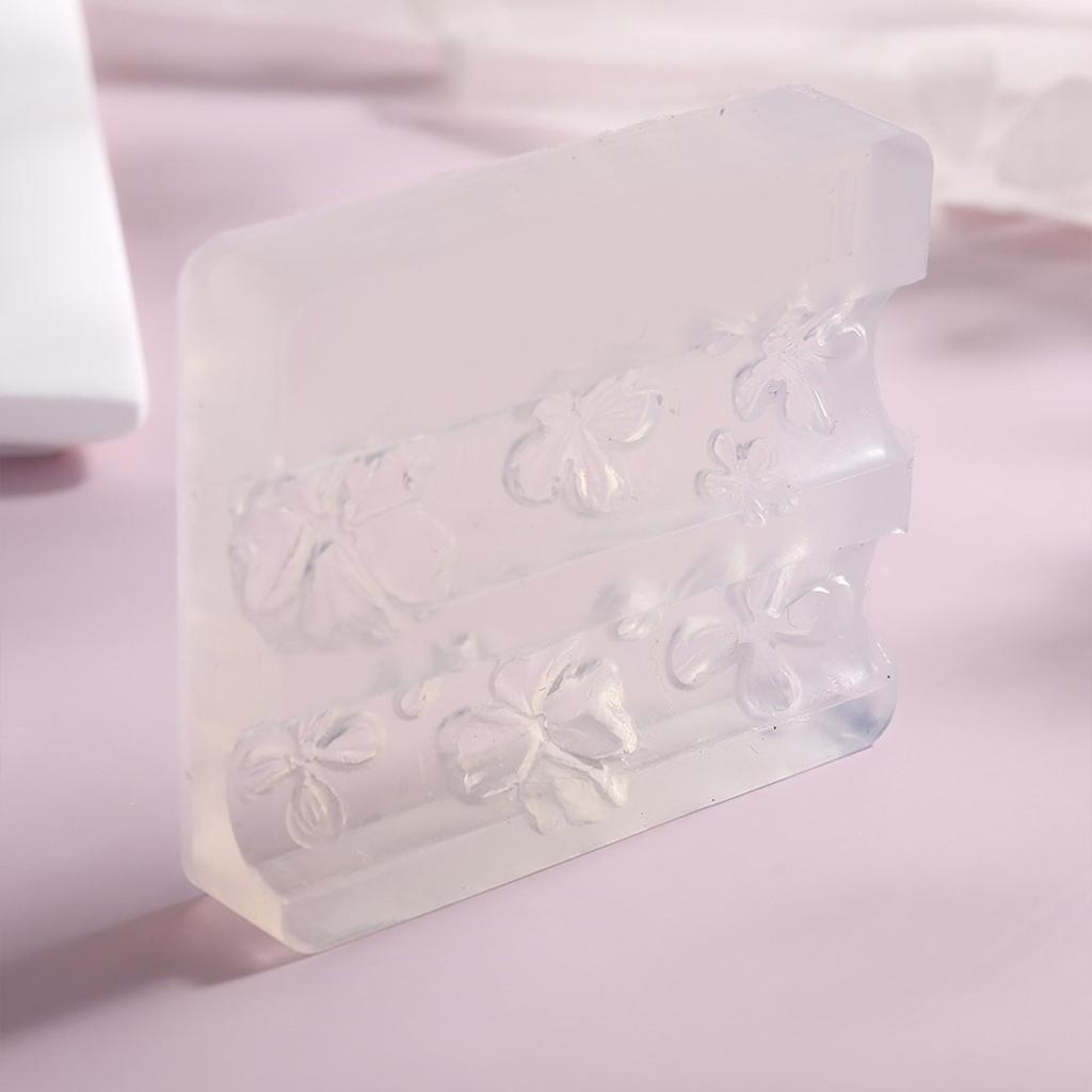 Flower Silicone Nail Art Mold Unique Embossed Nail Accessories Mold Jewelry Supplies Practical Nail Embossing Tool