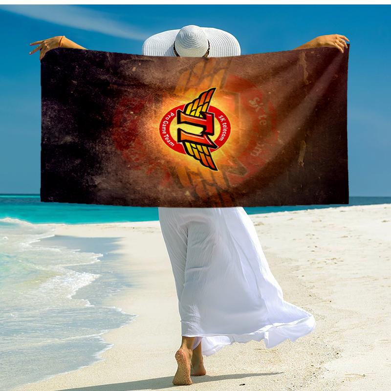 T1 Fashion Beach Towel: Ideal for Summer Adventures Soft, absorbent and quick drying suitable for swimming and bathing