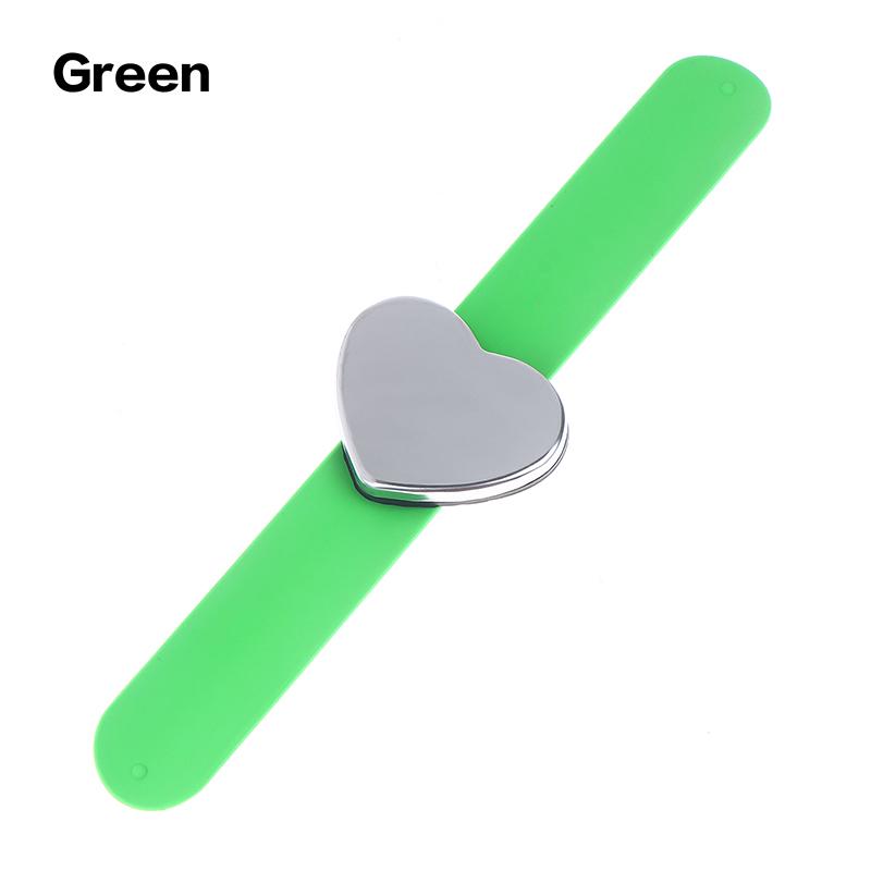 

Магнитный браслет-игольница на запястье, держатель для швейных булавок для квилтинга, шитья, силиконовый ремешок на запястье зелёный