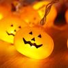 LED Halloween Pumpkin Lantern String Battery Powered Plastic Lantern String Halloween Home Party Garden Outdoor Decoration Light