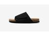 Ruizu Men's Cork Slippers: Trendy Frosted Leather Flip Flops for Beach or Casual Wear.