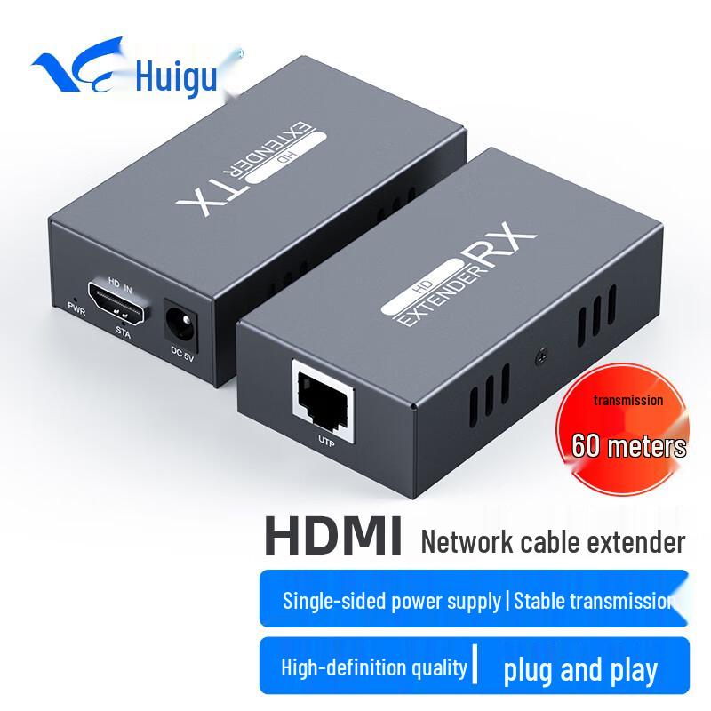 HDMI to RJ45 Network Extender 60m