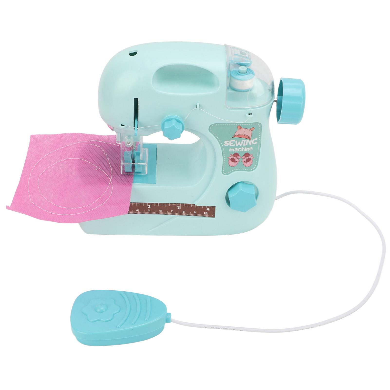 

Mini Sewing Machine Kids Beginner Sewing Machine Toy Kit Small Household Appliance for Early Education
