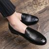 Foreign trade 2025 spring new men's casual leather shoes British fashion foot cover small leather shoes leather shoes