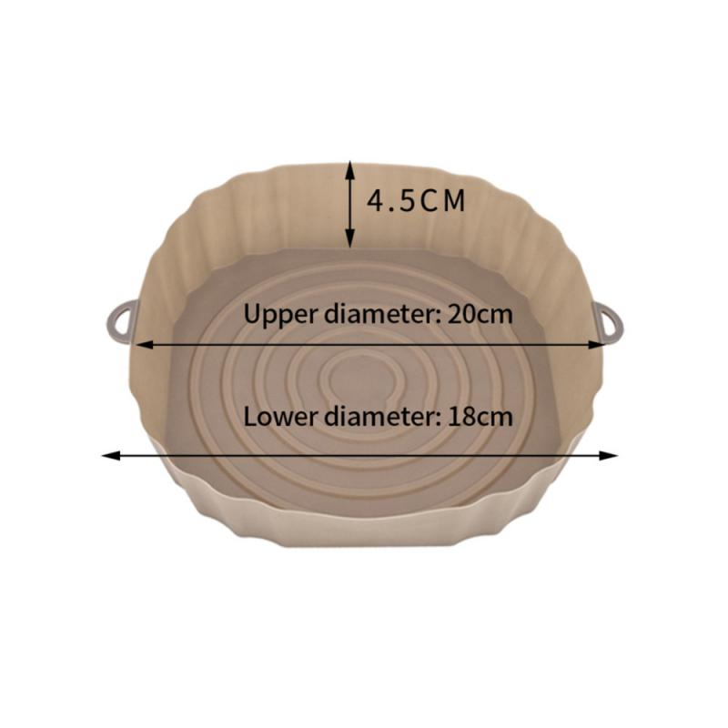 Silikon-Ersatzmatten für die Luftfritteuse, Ersatzmatten für den Ofen, Backform, Pizza, Brathähnchen, Backwerkzeuge, Küchenzubehör