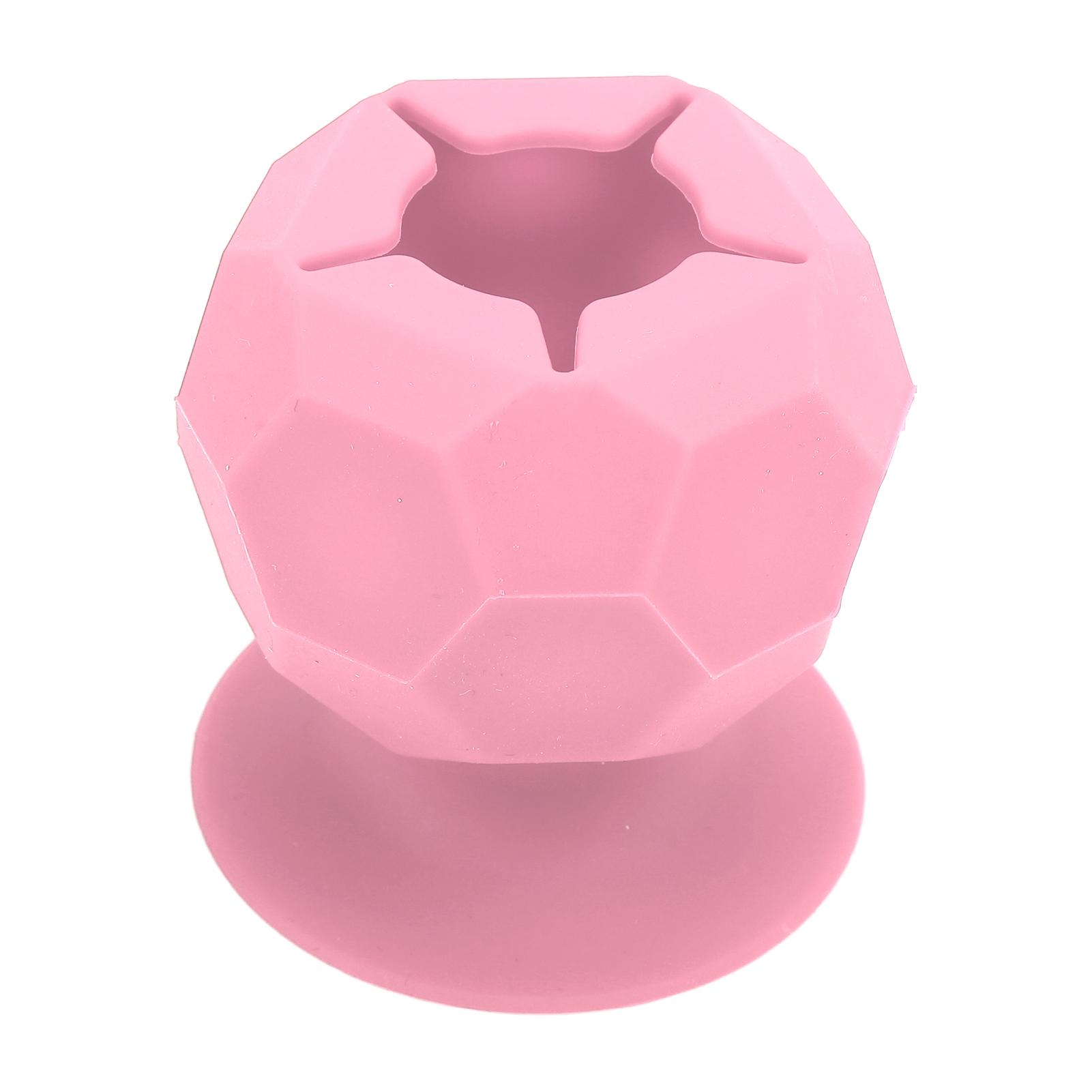 

Портативный студенческий силиконовый присоска для сбора отходов, сделанный вручную, виниловый мяч для сбора отходов розовый