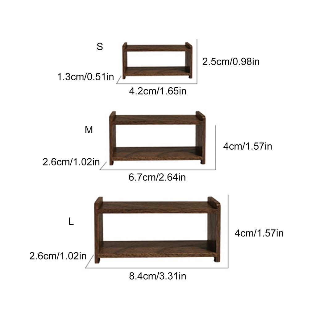 Suporte de madeira realista, brinquedo de faz de conta realista para crianças, modelo de prateleira de exibição de papéis, estante vintage de livros 1:12 casas de bonecas