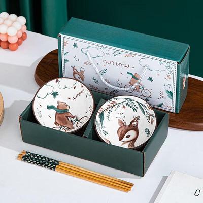 Japanisches Keramik-Essgeschirr-Set
