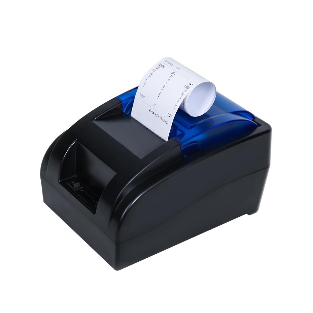 RIBAO RB-58-RP Thermal POS Printer, Receipt Printer for BC-55, BC-40, and BCS-160, Mixed Bill, Money Counter, 58mm USB Cash Drawer Interface, Not for