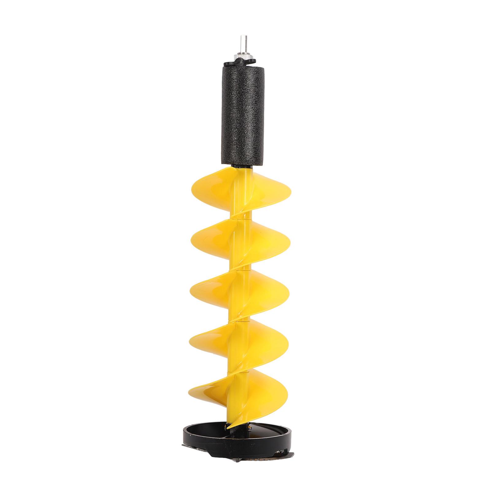 

Сверло для подледной рыбалки из алюминиевого сплава, нейлоновый ледобур для глубоких водоемов, диаметр вращения 8 дюймов