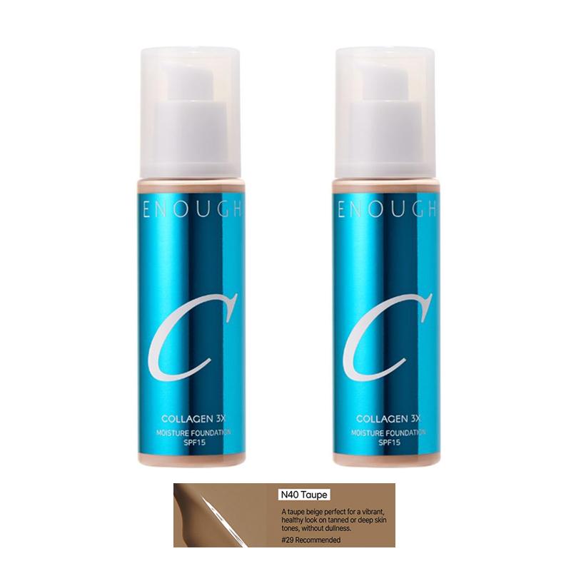 ENOUGH FONDOTINTA COLLAGENE 3X IDRATANTE SPF 100ml (30 opzioni)