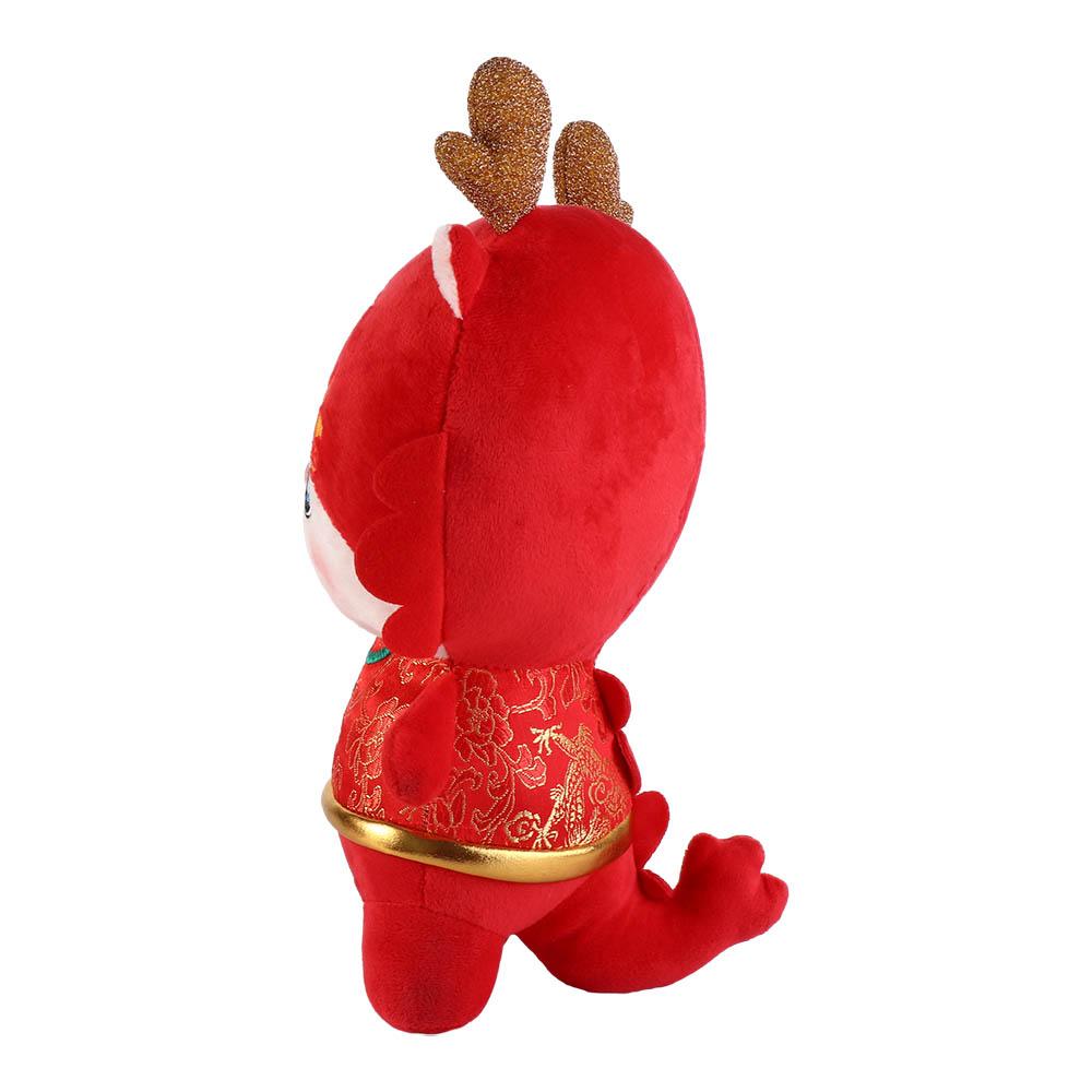 Tang Suit Dragon Year Plush Toy PP Cotton Lucky Dragon Doll Plushies  Sleeping