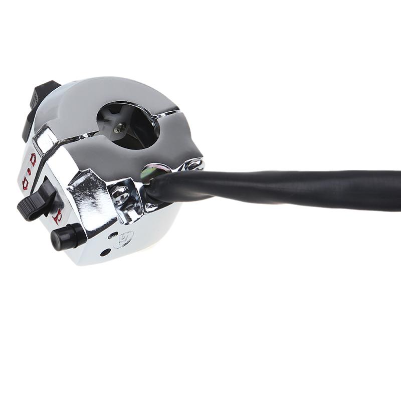 Motorcycle Switches Motorbike Horn Button Turn Signal Fog Lamp Start Handlebar Controller Motorbike Universal Switch