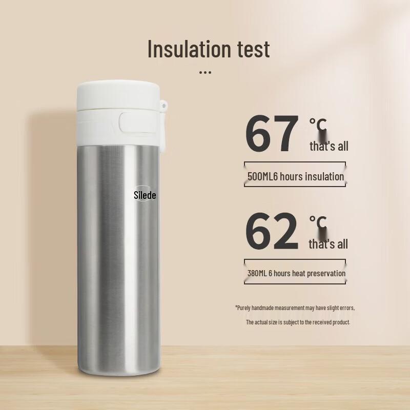SOLIDWARE 316 Stainless Steel Vacuum Insulated Bottle with Pop-up Lid