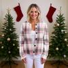 Women'S  Sweater Cute Fun Printing Sweater Fall And Winter Long Sleeve Knitted Sweater