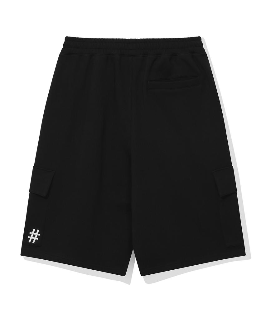BEENTRILL Standard Cargo Bermuda Pants (Black)