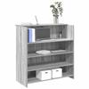 VidaXL Reception Desk Sonoma Grey 100x50x103.5 Cm Engineered Wood, Reception Counter, Salon Reception, Counter 3324165
