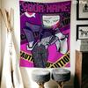 Custom Name Mr Puzzles Wall Tapestry Aesthetic Wall Hanging Printed Fabric Blanket Decorative Tapestries for Bedroom Living Room Home Decor