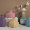 1 Stück DIY Gipszement Vase Silikonform Kreative Duftflaschenform Blumenvasenhersteller Heim Desktop Ornament Herstellungswerkzeug