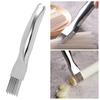 Onion Slicer And Dicer with 6 Blades Stainless Steel Vegetable Cutter for Julienne Strips Multifunctional Kitchen Tool with Safety Cover & Non-Slip