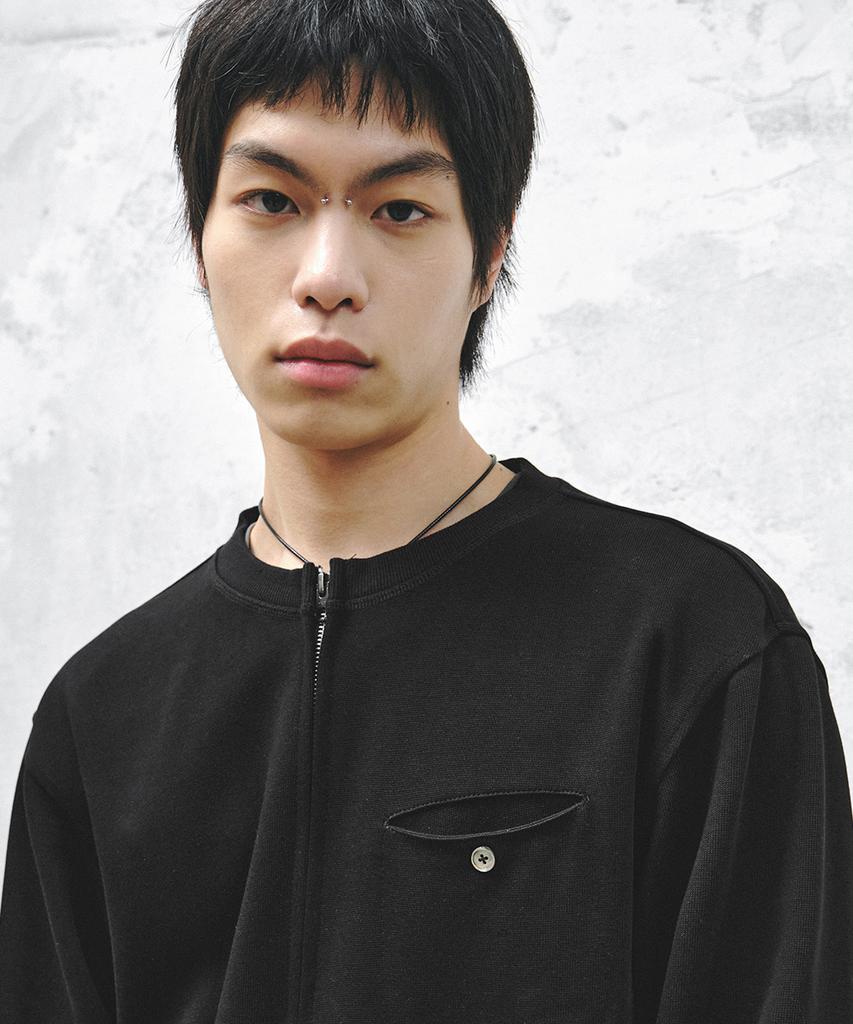 Intempomood Stroll Zip-Up Cardigan_Gray