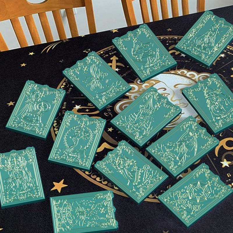 6 Sheets/24 Sheets Taluo Card Silicone Molds for Resin Casting Epoxy Molds for DIY Personalized Taluo Card Games Jewelry