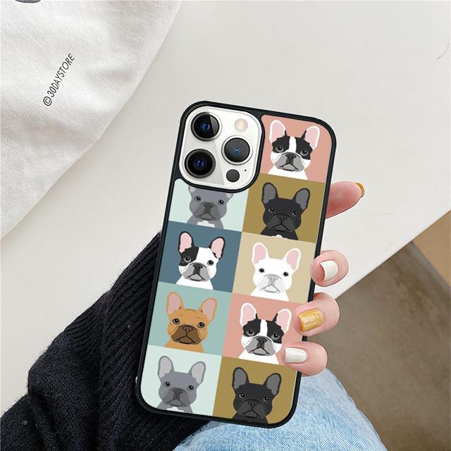 French Bulldog Phone Case For iPhone 17 Air 15 16 Cover 11 13 14 Pro Max 12 Plus Max Fundas
