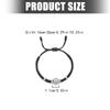 Pulseira de Fitness Ajustável com Design Tecido Feita para Entusiastas de Esportes e Declarações de Moda Uso Confortável