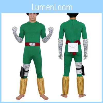 Cosplay overal Naruto Rock Lee s potiskem pro anime srazy