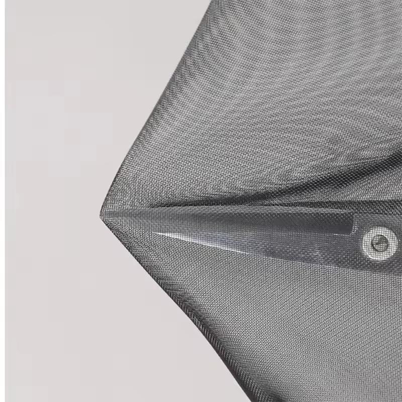 1ks Černá magnetická síť proti hmyzu se suchým zipem, odolná proti komárům, magnetická měkká síťová clona, automatické zavírání, bez vrtání