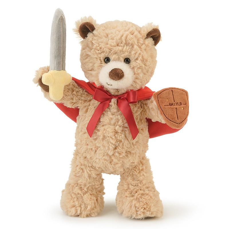 

Bear Cuddle Teddy Plush Cute Warrior Teddy Toy Perfect Birthday Gift For Kids 35cm