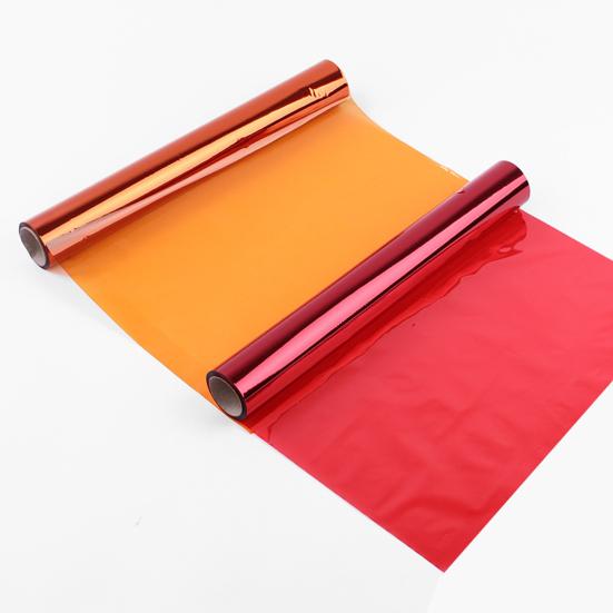 1 Rolle Dekoratives Helles Cellophan-Verpackungsrolle Kunststoff Visueller Effekt Cellophanrolle für Party