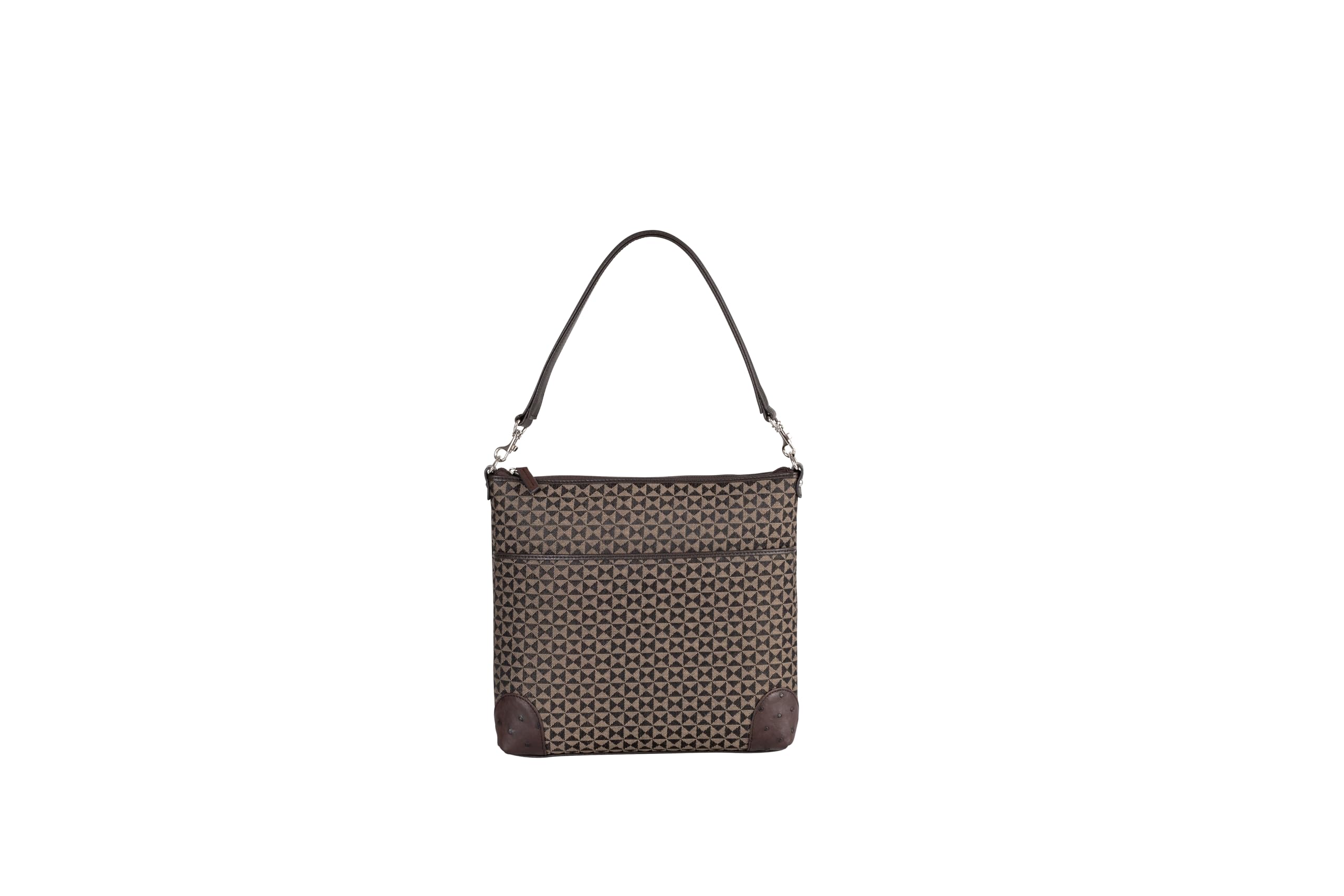 

Shoulder Bag Horsehair Ostrich Diamond Pattern Brown [Hideo Wakamatsu] Women s 34-66350