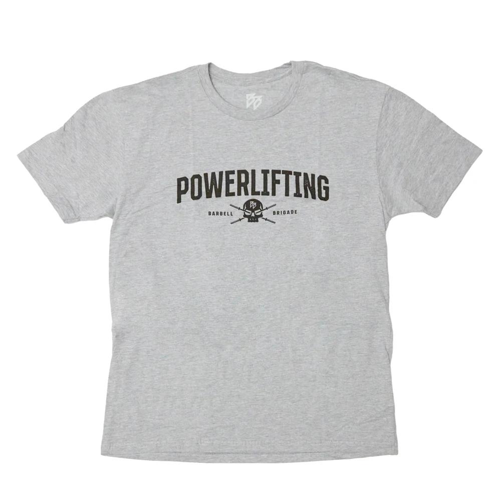 Men's Barbell Skull Gym Muscle Fitness T-Shirt Short-Sleeved Training Running Shirt Exercise Stretch Tight Sports Tee Top