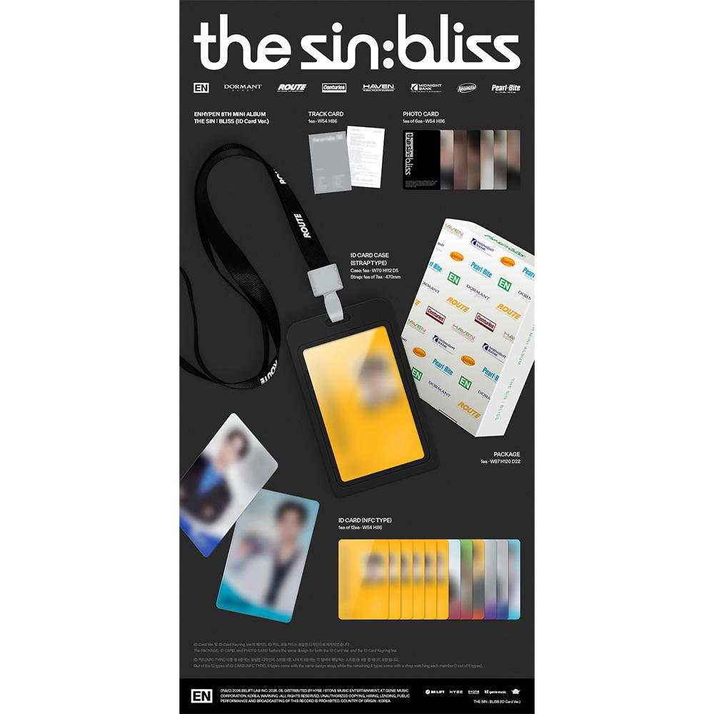 [PRE-VENTA] ENHYPEN - 8º Mini Álbum - THE SIN : DICHA (Versión de tarjeta de identificación.)