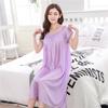 Korean Style Ice Silk Camisole Pajamas for Women - 2025 Summer Sleep Dress