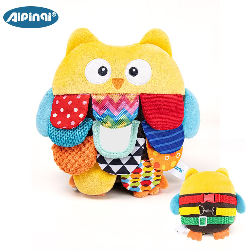 

Aipinqi Colorful Animal Plush Blocks: Early Education & Visual Stimulation Toy for Babies