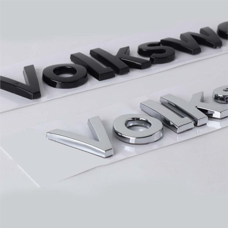 Car Body Tail Trunk Decoration Sticker ABS Emblem Auto Accessories For Volkswagen GTI Golf Polo Passat Mk6 MK7 RLine Bora Beetle