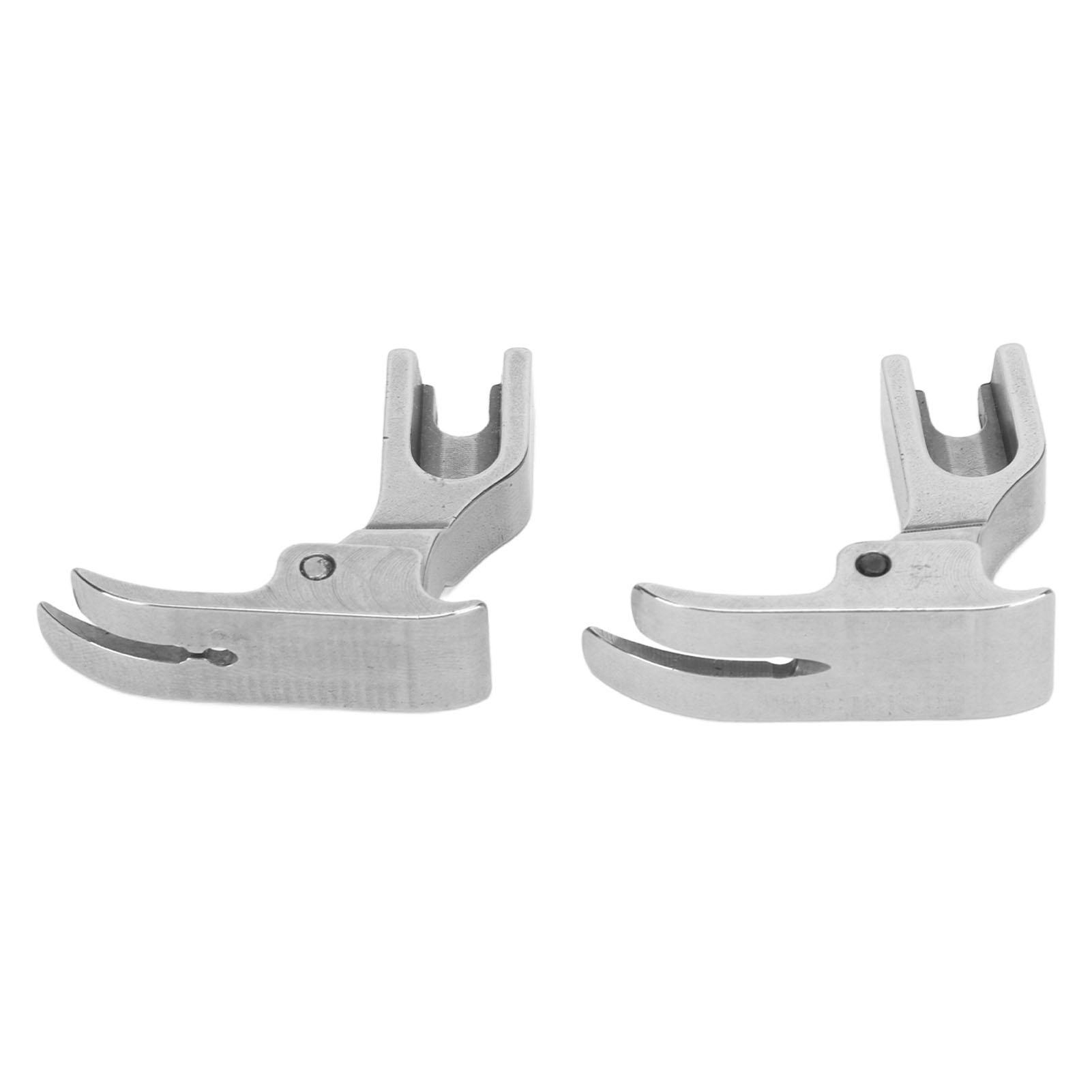 

2 шт. Лапка для пришивания молнии с разделением Профессиональная стальная сменная прижимная лапка для швейной машины для