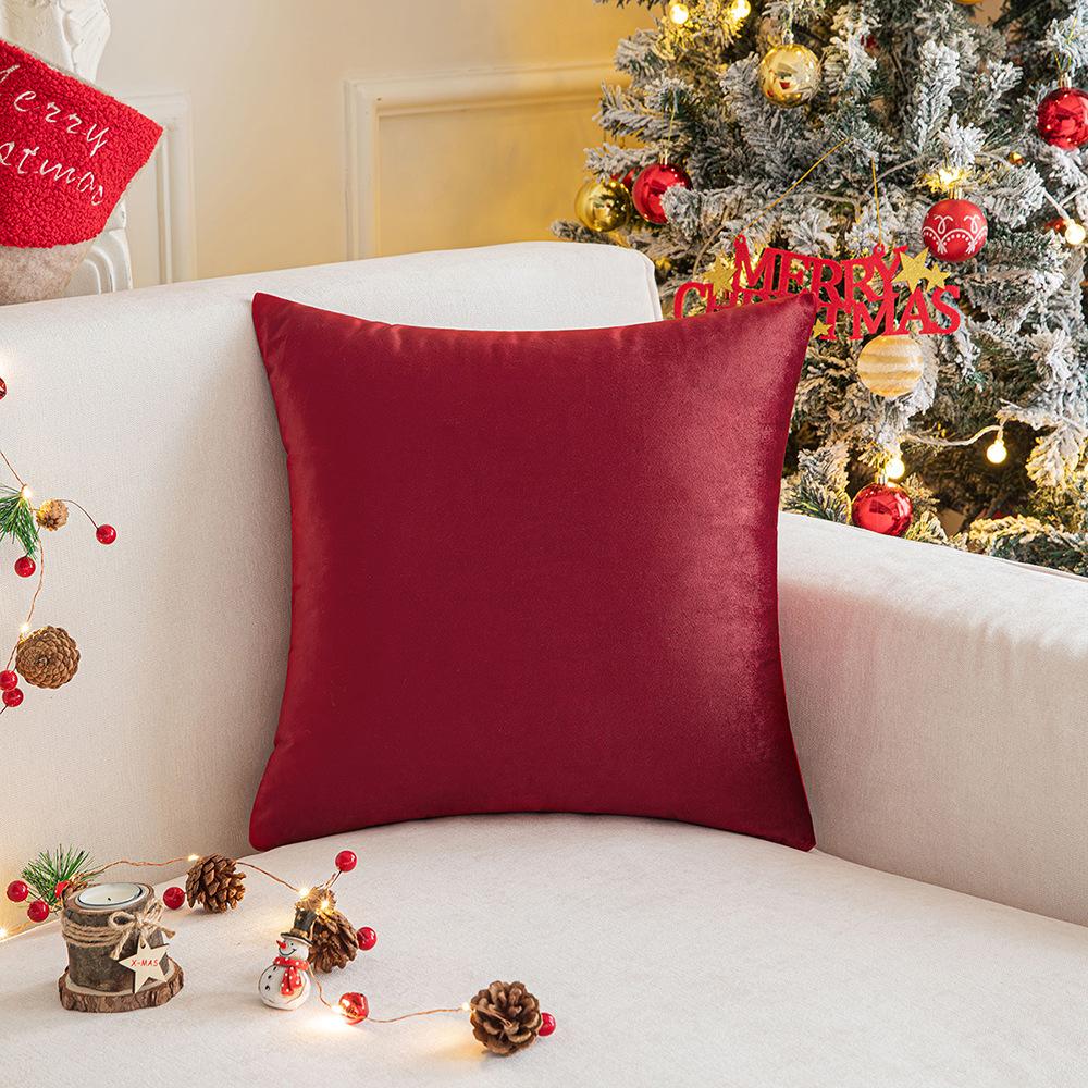 

Новая итальянская бархатная рождественская подушка Ins знаменитость в интернете подушка для дивана в гостиной наволочка подушка для сна подушка может быть отсоединена и постирана 45 * 45cm without core