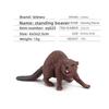 Animal Beaver Fox Deer Model Set With Pvc Material For Educational Display And Collectors