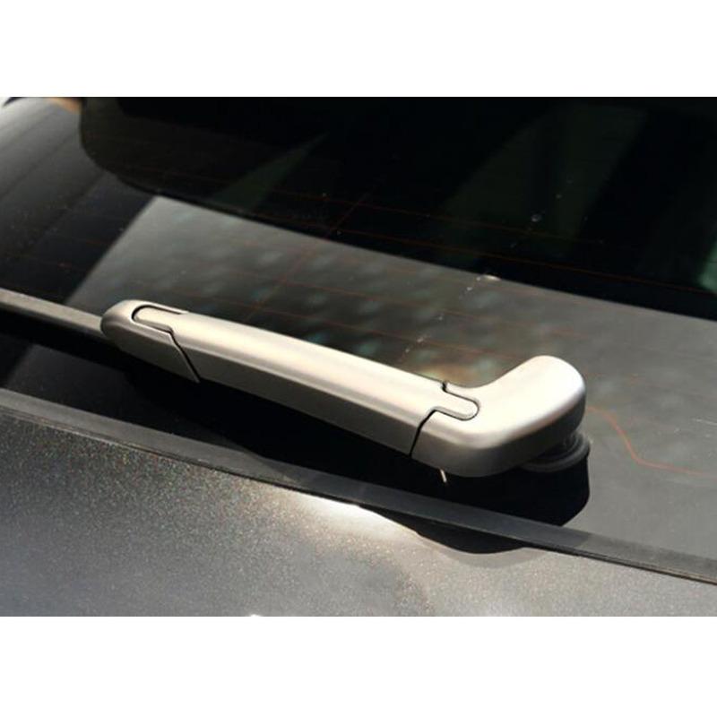 For Jaguar F-PACE FPace 2016 2017 2018 Car ABS Rear Back Glass Wiper Wash Nozzle Frame Trim Tail Window