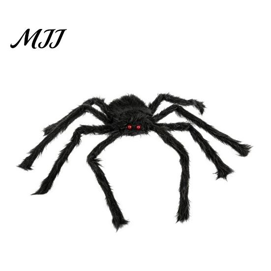 Flexible Leg Giant Spider Large Halloween Decoration, Soft Hairy Scary Prop, Furry Party Decoration Spiders for Outdoor Indoor, Yard, Home,