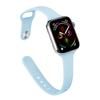 Slim Waist Silicone Watch Strap for Apple Watch Series 1-12, Ultra 1-3, SE3