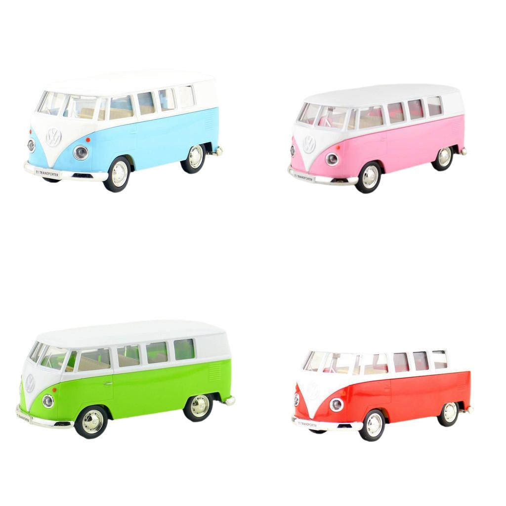 Yufeng Mackay 5-inch Alloy T1 Bus Metal Children's Toy Model Car Loose