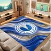 Brighton & Hove Albion Football Print Crystal Velvet Rug, Comfortable Water Absorbent Non Slip Indoor Floor Carpet