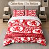 Custom Name Middlesbrough 3Pcs Duvet Cover Set Personalized Text Bedding Pillowcases Bedroom